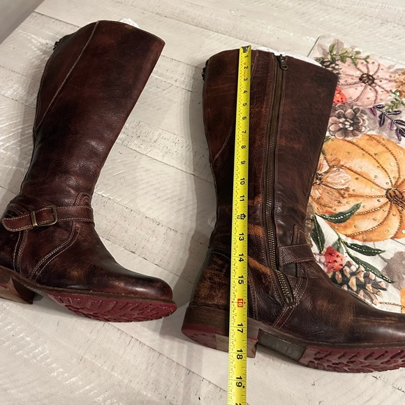 Bed Stu Glaye WIDE CALF Teak Rustic Size 9 - Picture 7 of 12